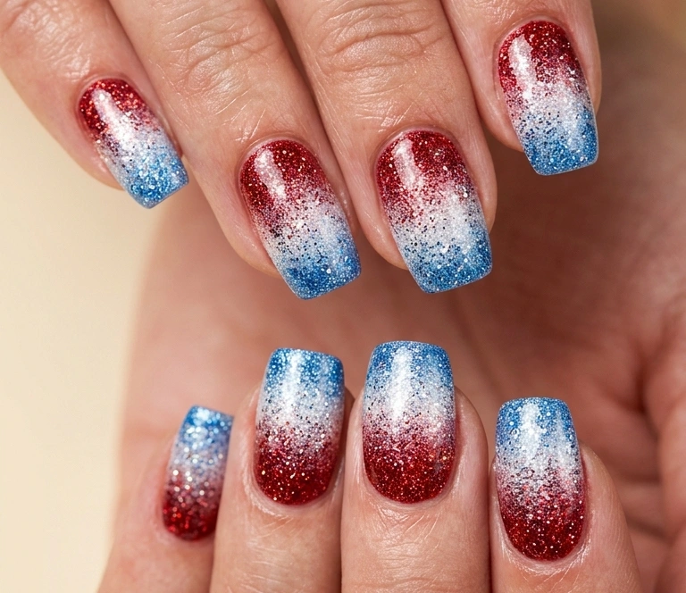 4th of July Nail Designs