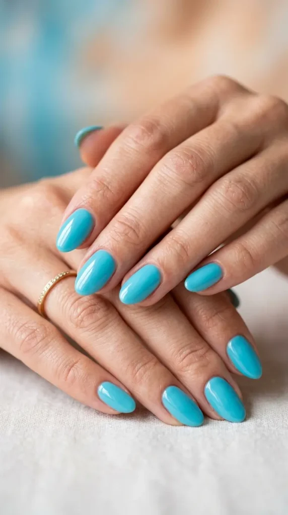blue lagoon gel nail designs