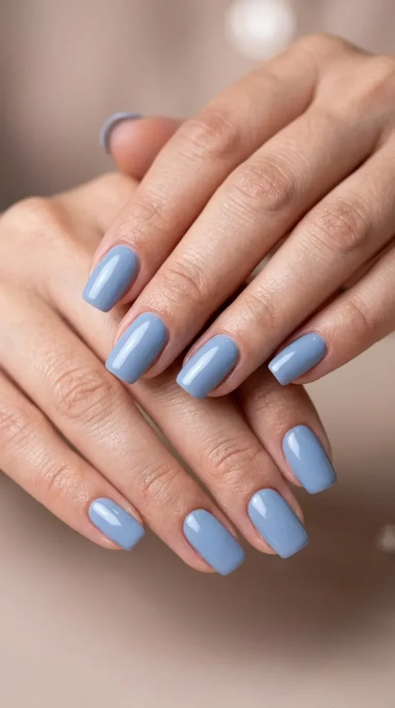 Blueberry Milk Nails