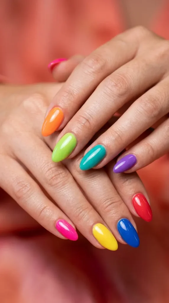 Bright Summer Nails