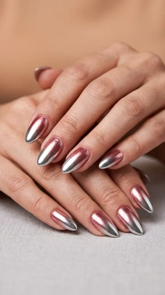 Chrome Ombre Nails