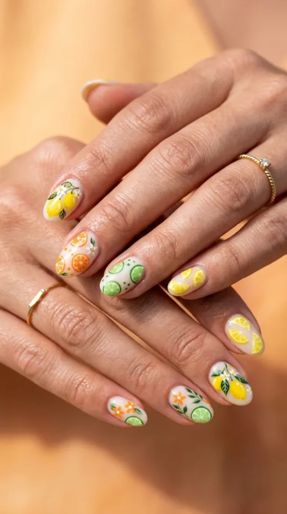 Citrus Nail Designs