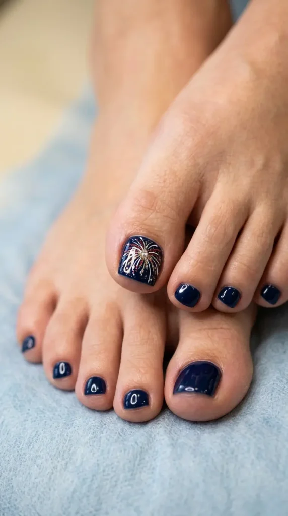Firework big Toe accent design