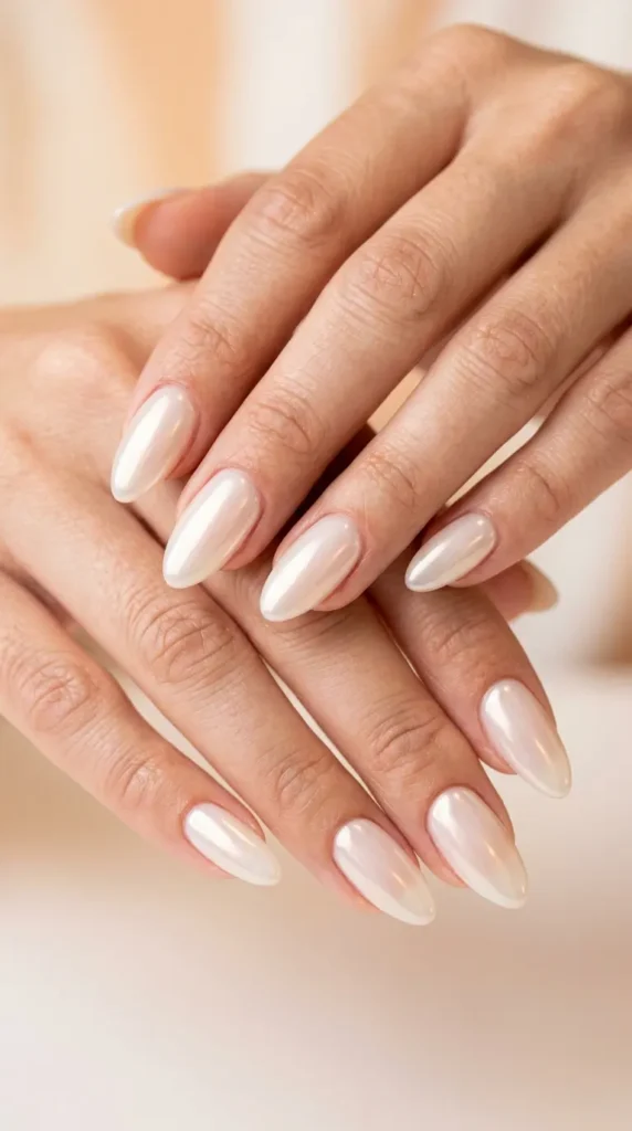 Glazed Donut Summer Gel Nails