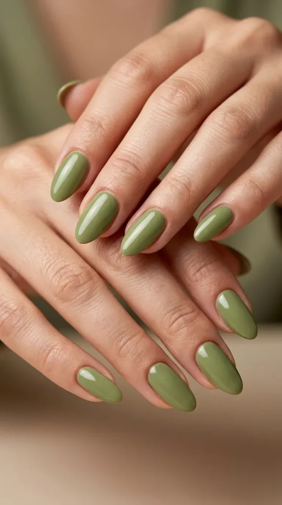 Matcha Green Nails