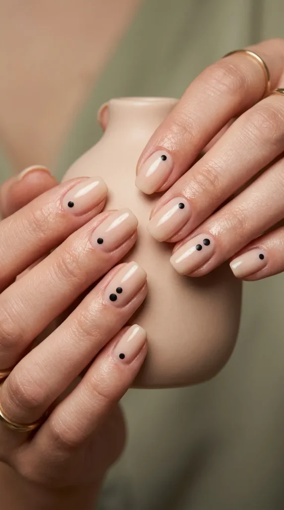 Minimal Dot Nail Art Designs