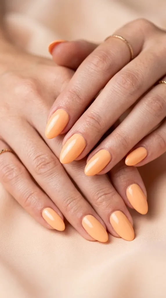 Orange Sorbet Nails