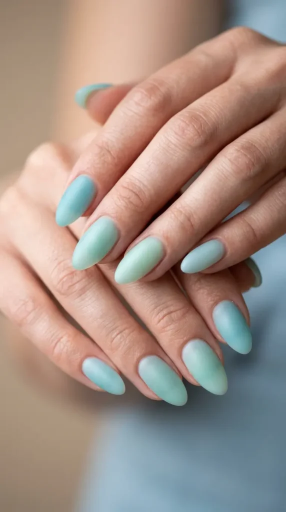 Sea Glass Nails