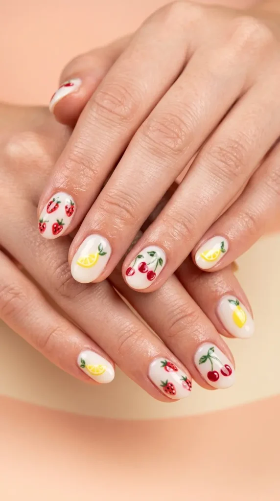 Tiny Fruit Nails