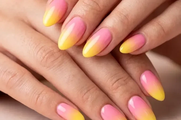 Colorful August Nail Designs
