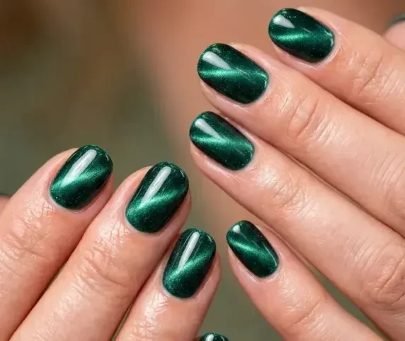 Green Summer Nail Designs