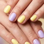 Pastel Short Summer Nails