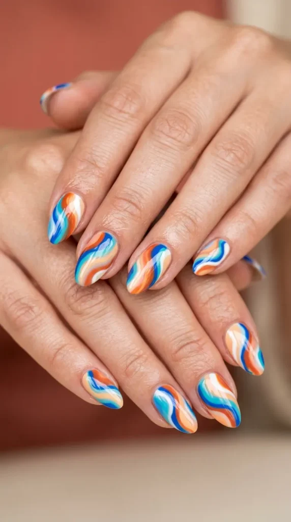 Abstract Summer Swirls