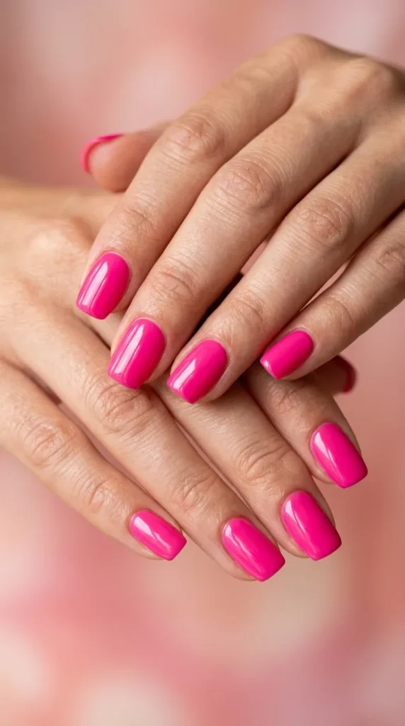 Barbiecore Pink Nails