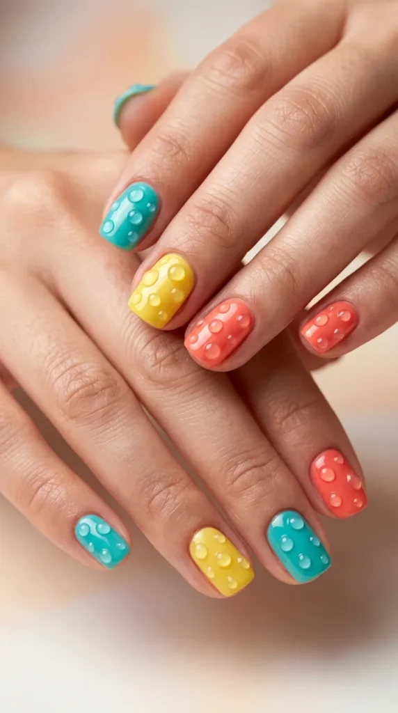 Bubble Dot Nails