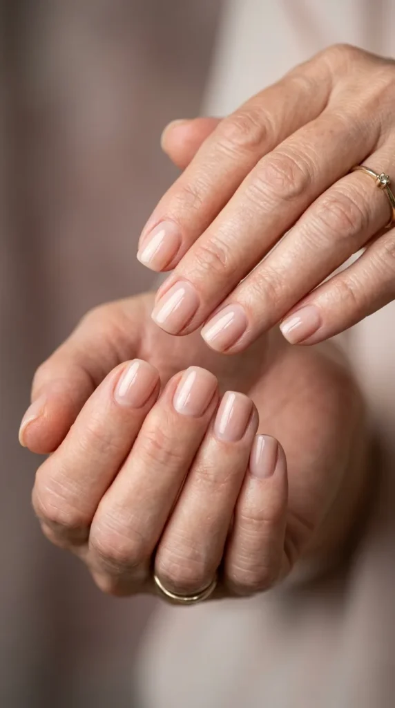 Classic Sheer Nude Nails
