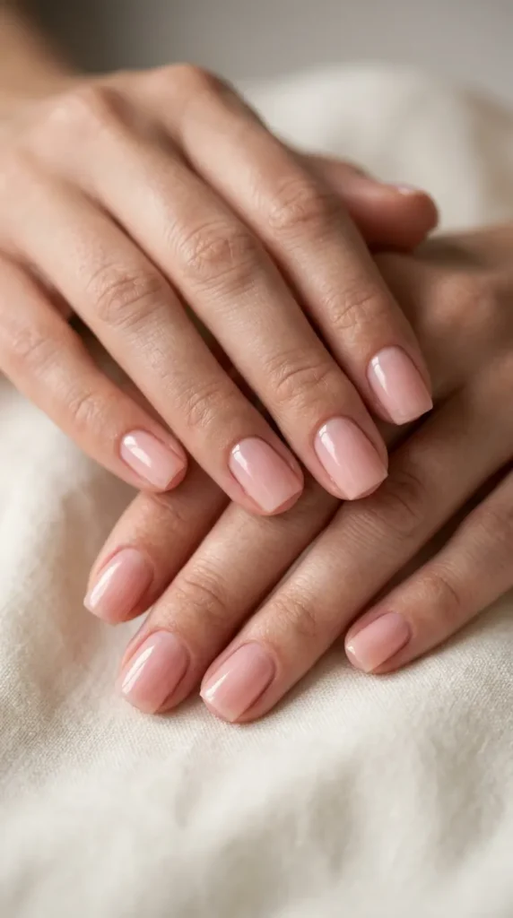 Clean Girl Square Nails