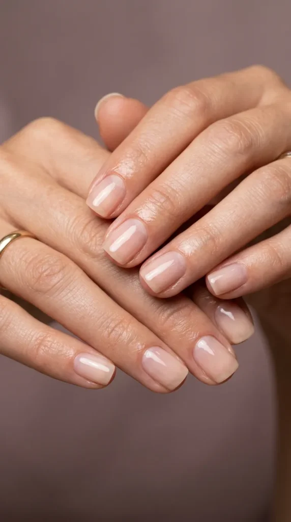 Clean Short Squoval Nails