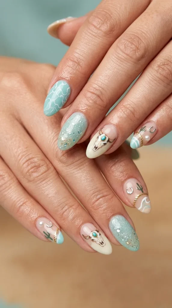 Coastal Cowgirl Nails