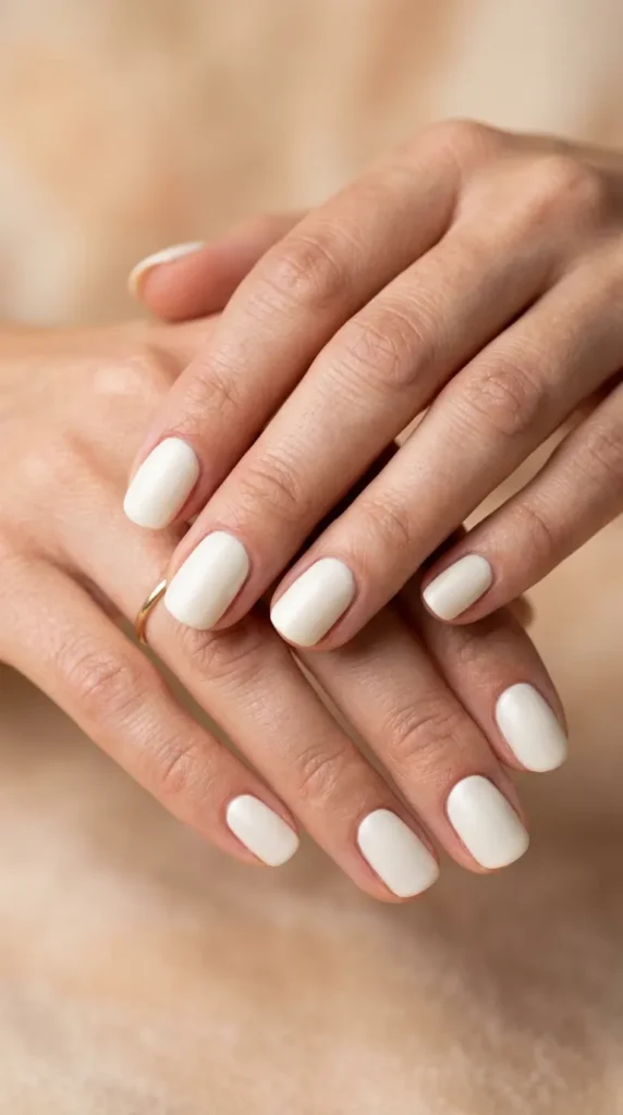 Coconut Cream Nails