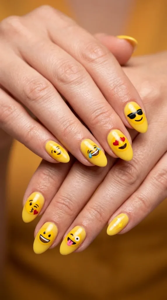 Emoji Mix Nails