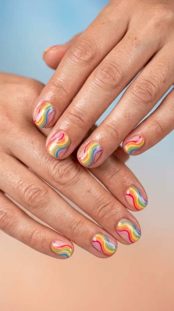 Fine Line Rainbow Curves