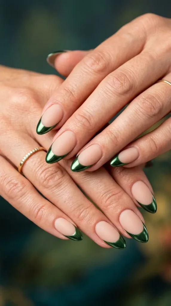 Forest Green Chrome Tips