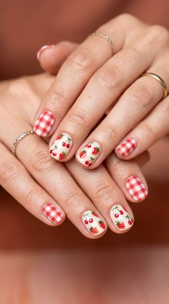 Fruit Picnic Nail Art