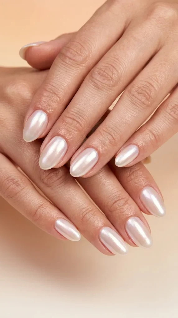 Glazed Donut Short Nails