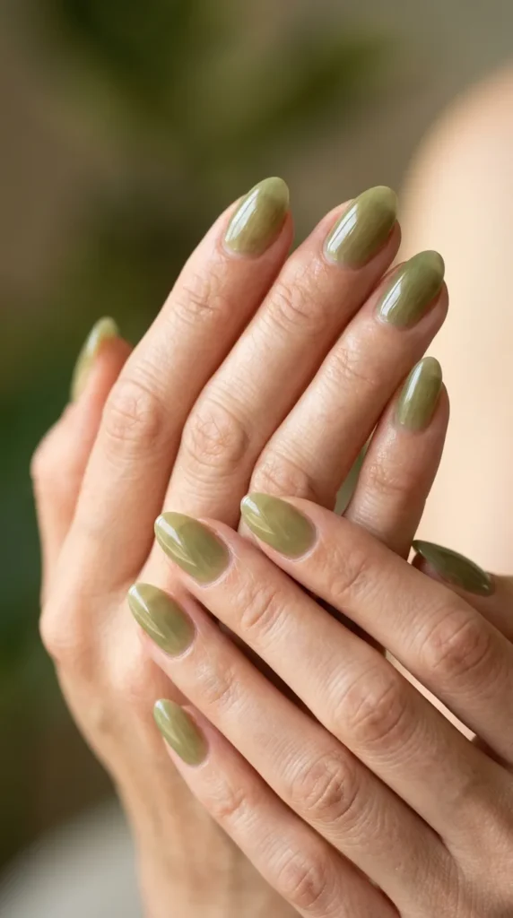 Green Tea Jelly Nails
