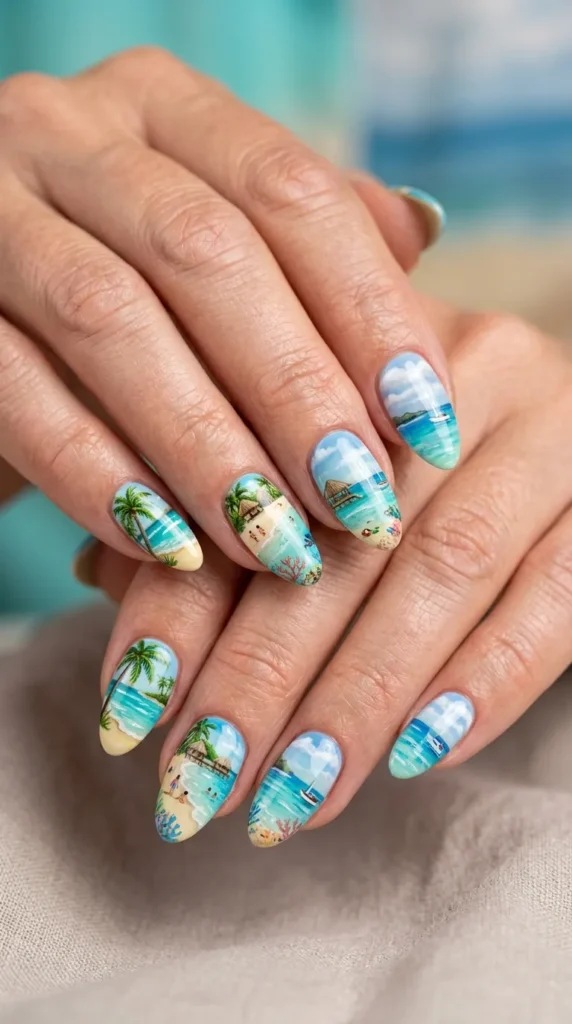 Island Paradise Nail Art