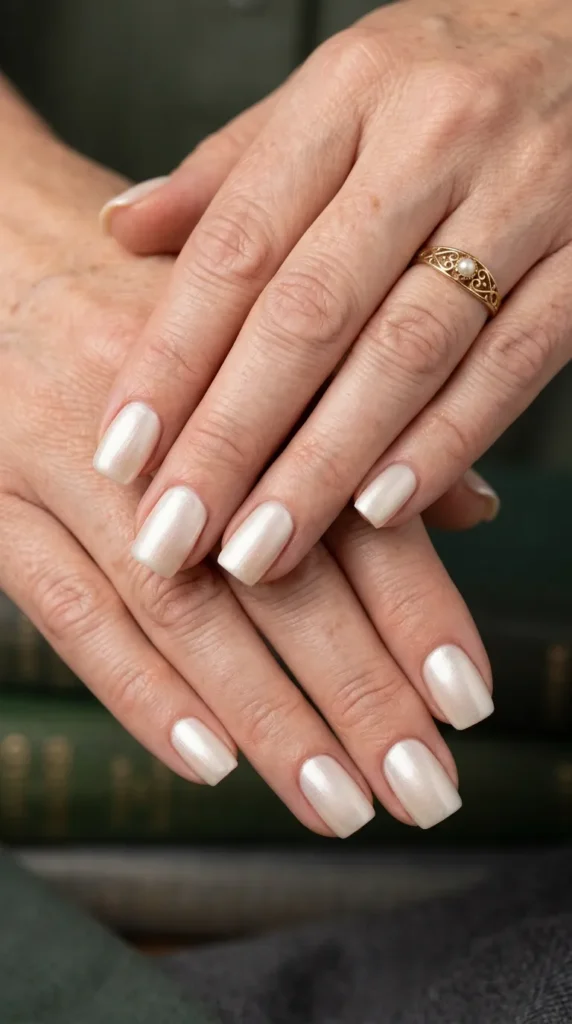 Ivory Pearl Nails
