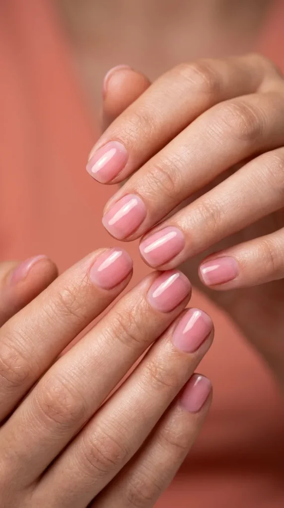 Jelly Pink Summer Nails