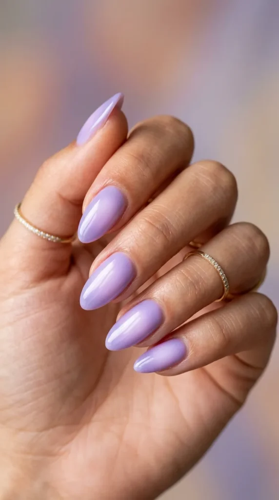 Lavender Aura Nails