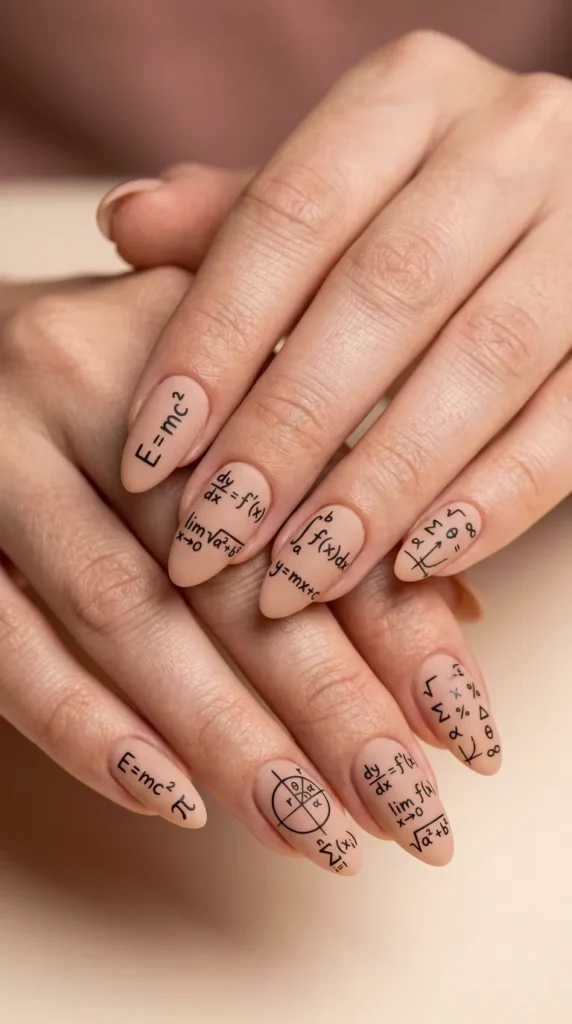 Math Doodle Nails