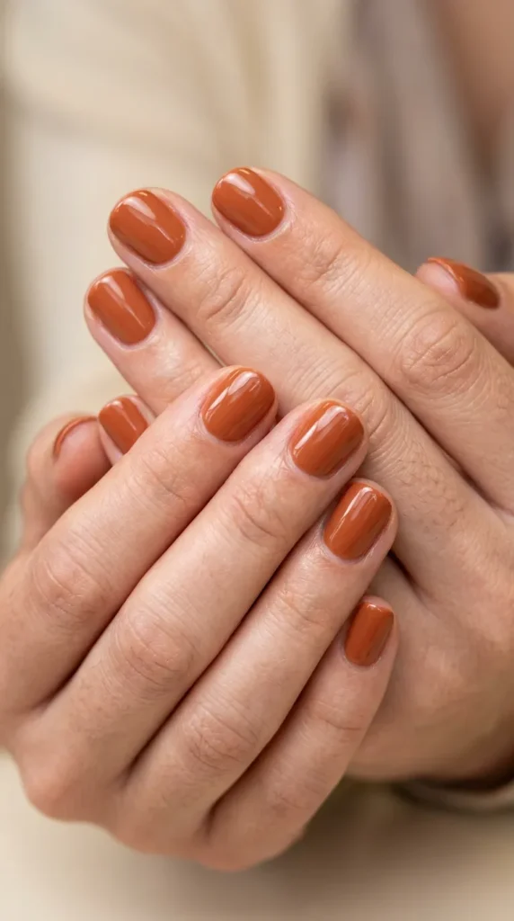 Muted Terracotta Nails