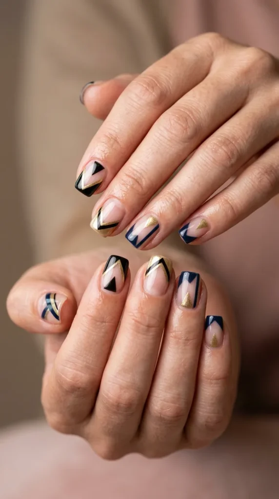 Negative Space Nails