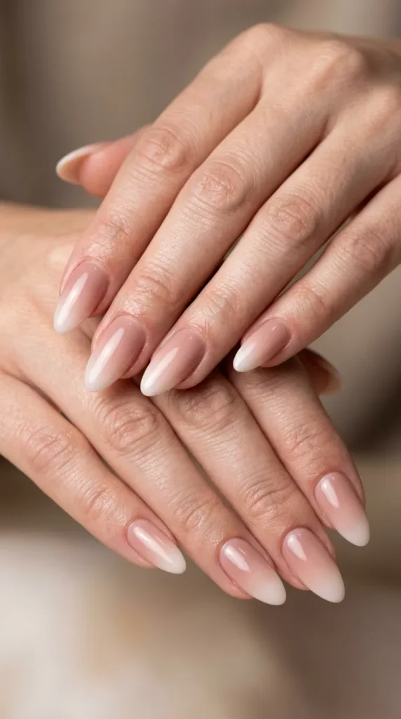 Nude Ombre Nails
