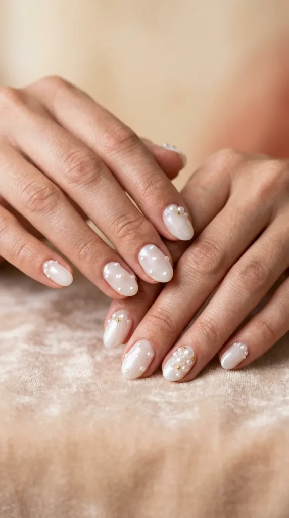 Pearlcore Summer Nails