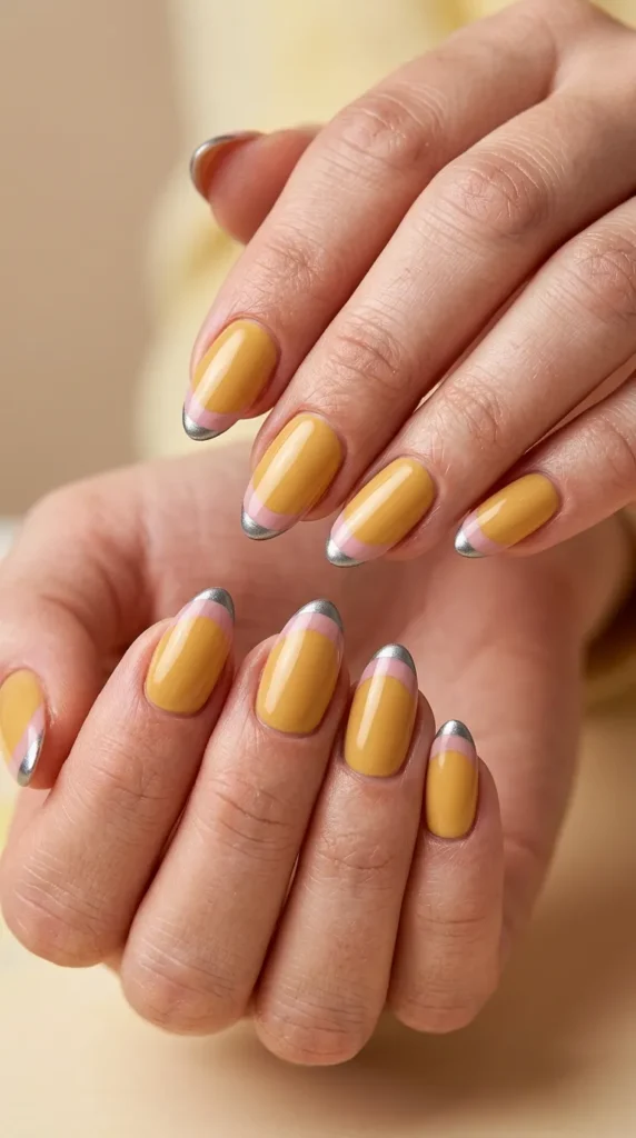 Pencil French Tip Nails