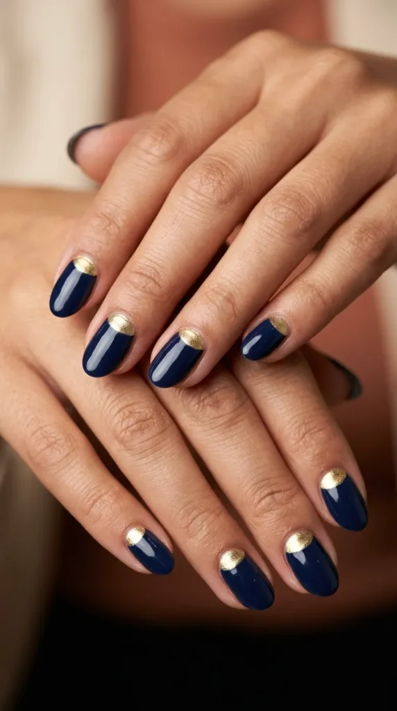 Reverse French Nails