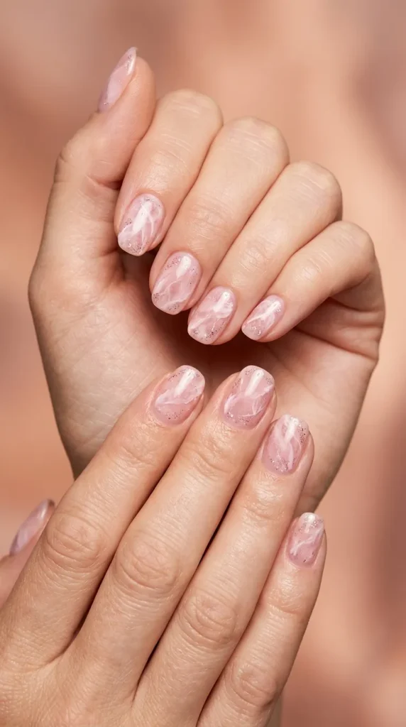 Rose Quartz Nail Designs