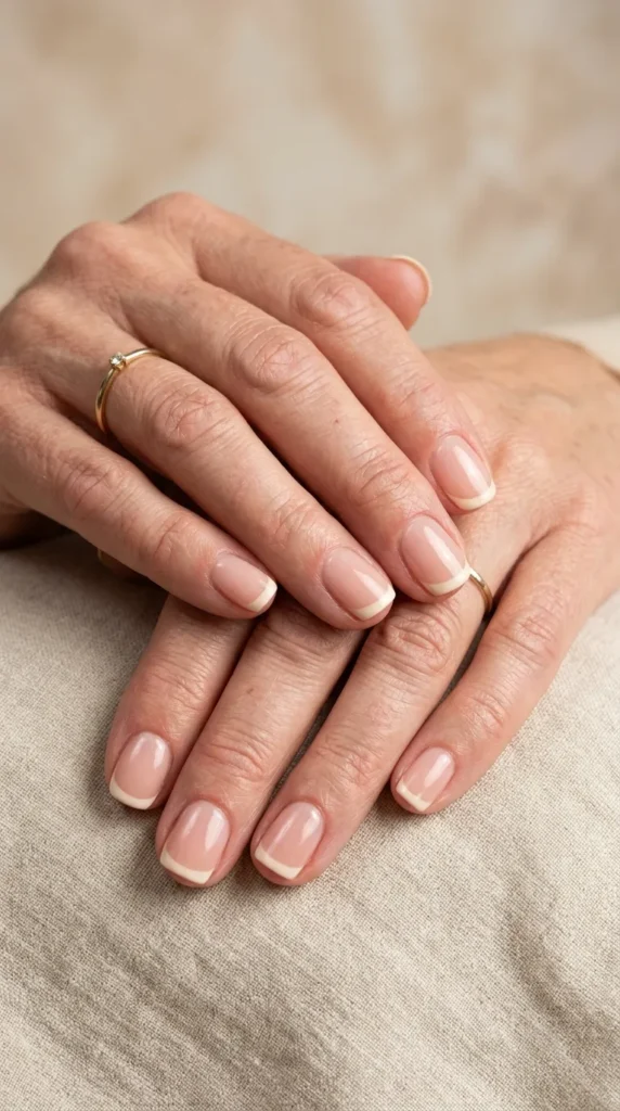 Short French Tip Nails