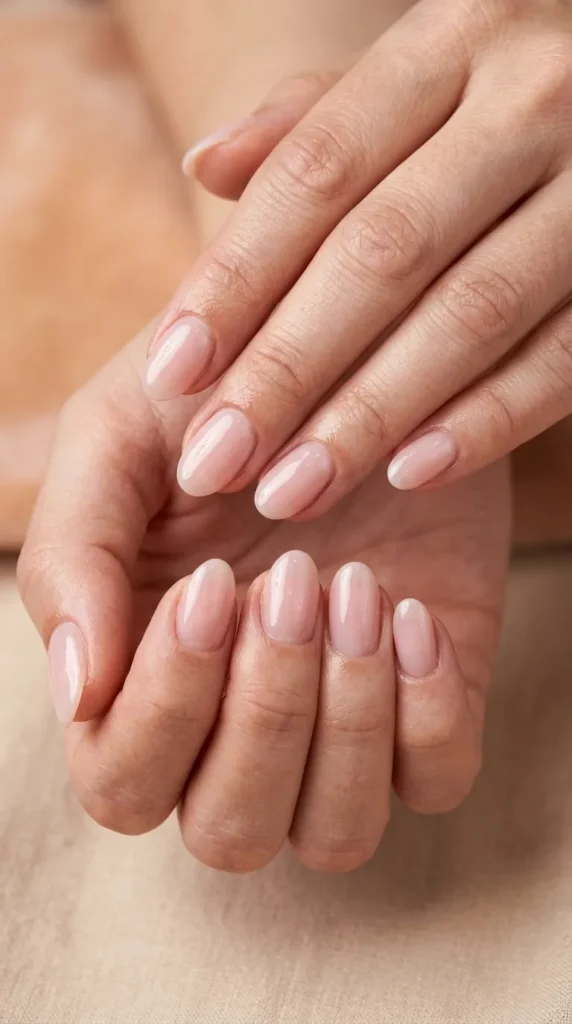 Soap Nails with High Shine Finish