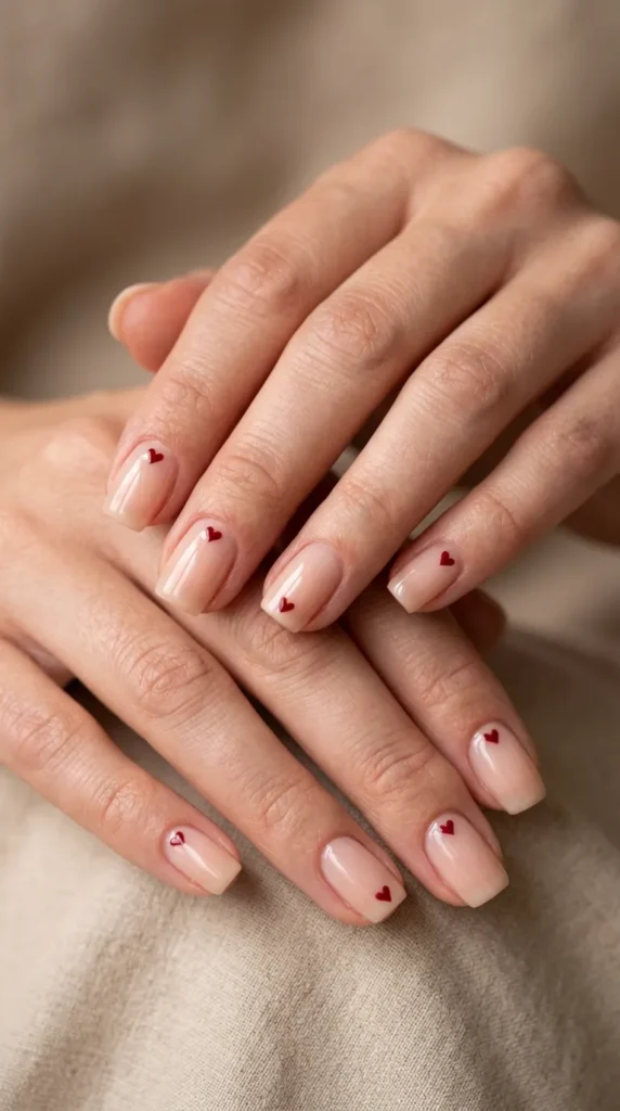 Tiny Heart Nails
