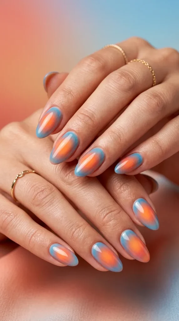 Tropical Aura Nails