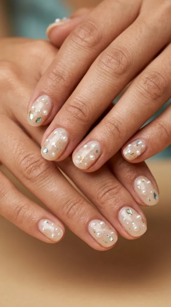 Tropical Pearlcore Nails