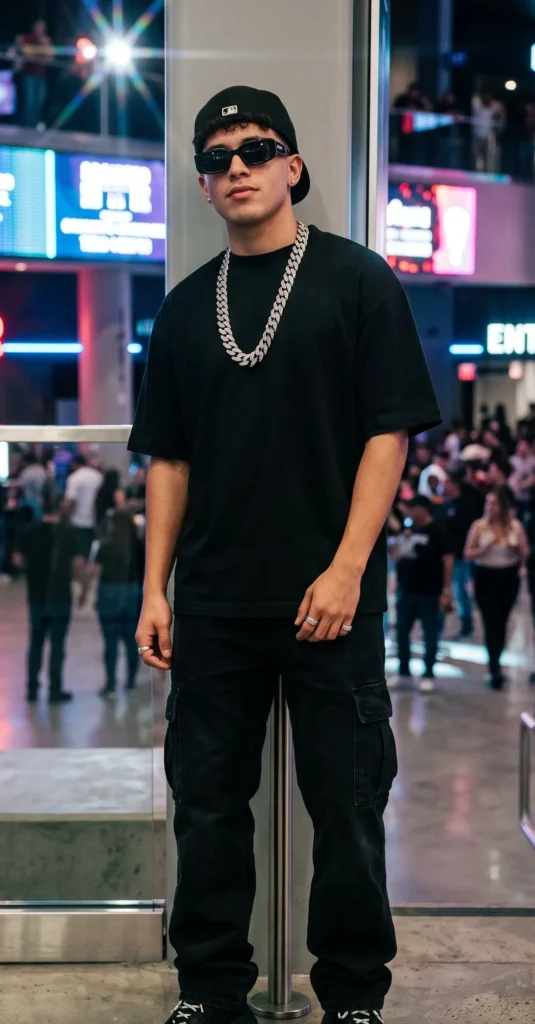 All-Black with One Statement Piece