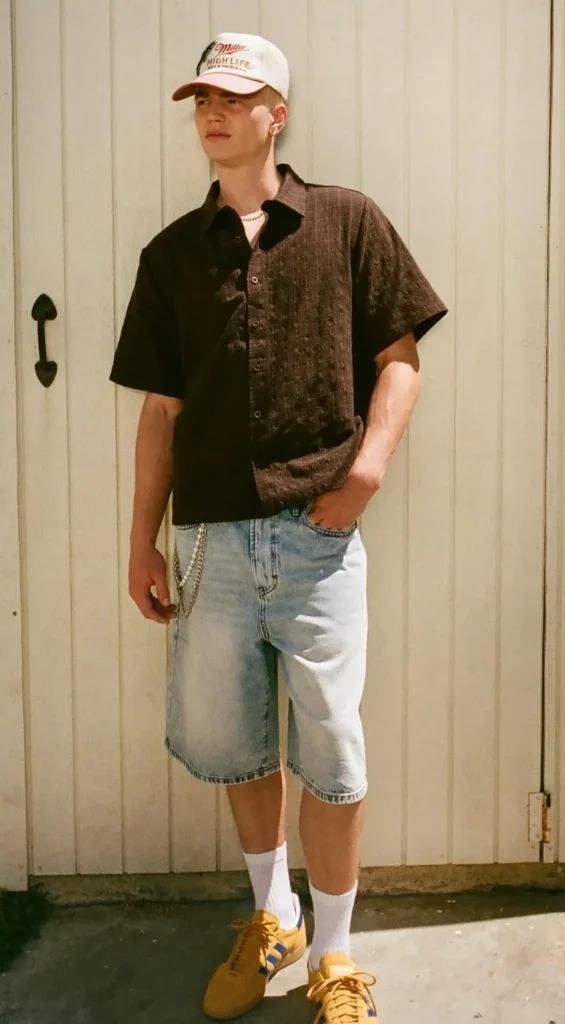 Baggy Shorts and a Vintage Tee