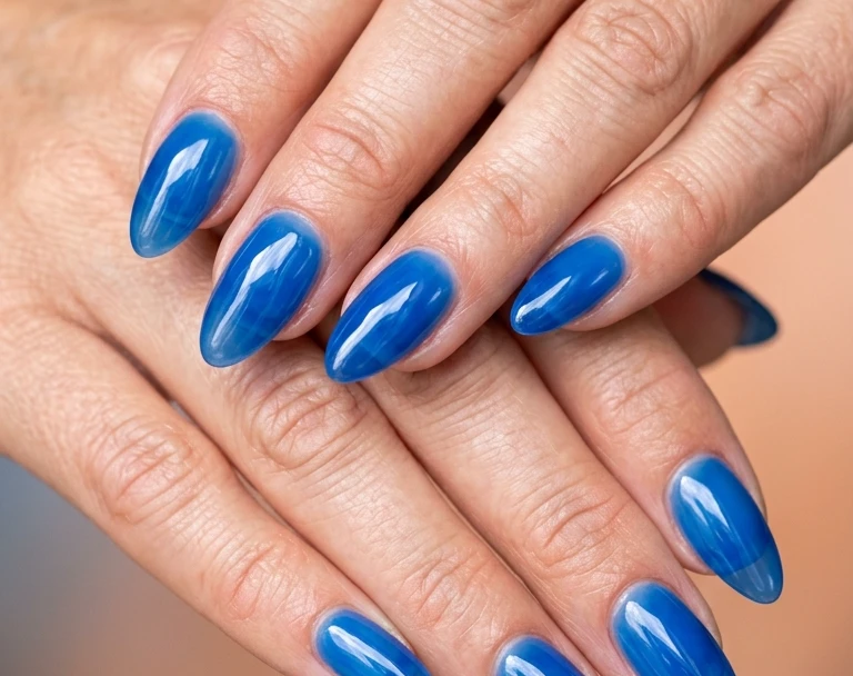 Blue Summer Nail Designs